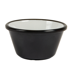 Image RAMEQUINS 'ASAMI WARE' 60 ML Ø 6,4x3,5 CM NOIR MÉLAMINE (24 UNITÉ) #1