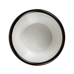 Image RAMEQUINS 'ASAMI WARE' 60 ML Ø 6,4x3,5 CM NOIR MÉLAMINE (24 UNITÉ) #3