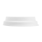 Image COUVERCLES POUR GOBELETS À CAFÉ 120 ML 'BIONIC'  Ø 6,2 CM BLANC BAGASSE (2000 UNITÉ) #2