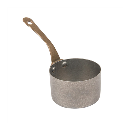 Image MINI SAUTOIR 'ARTINOX' 200 ML Ø 7,8x4,5 CM ARGENTE INOX (1 UNITÉ) #1