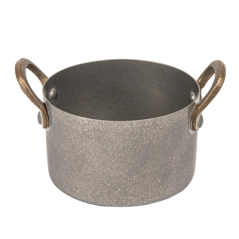 Image MINI SAUTOIR 'ARTINOX' 300 ML Ø 9x5,25 CM ARGENTE INOX (1 UNITÉ) #1