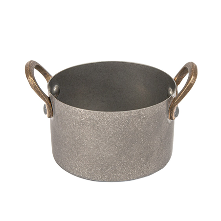 Image MINI SAUTOIR 'ARTINOX' 300 ML Ø 9x5,25 CM ARGENTE INOX (1 UNITÉ) #1