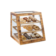 Image VITRINE  53x55x53 CM NATUREL BOIS (1 UNITÉ) #1