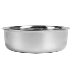 BOL AVEC COUVERCLE 'ARTINOX' 730 ML Ø16x5 CM ARGENTE INOX + LDPE (24 UNITÉ)