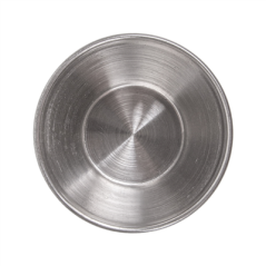 Image RAMEQUINS AVEC COUVERCLE 'ARTINOX' 75 ML Ø 6x4,5 CM ARGENTE INOX + LDPE (72 UNITÉ) #4