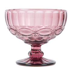 Image COUPES À DESSERTS VINTAGE 'WAKI GLASS' 380 ML Ø12x10.5 CM LAVANDE VERRE (6 UNITÉ) #3