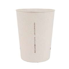 VERRES RÉUTILISABLES 500 ML Ø9/6,9x11,5 CM NATUREL RICE HUSK BIOCOMPOSITE (312 UNITÉ)