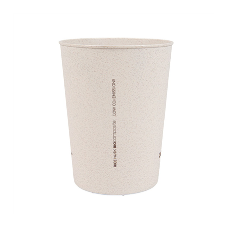 VERRES RÉUTILISABLES 500 ML Ø9/6,9x11,5 CM NATUREL RICE HUSK BIOCOMPOSITE (312 UNITÉ)