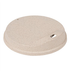 Image COUVERCLES POUR GOBELETS 267.71/72 NATUREL RICE HUSK BIOCOMPOSITE (1000 UNITÉ) #1