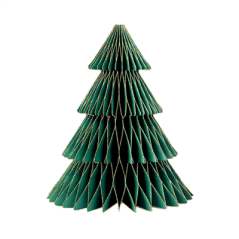 Image 2 ARBRES DE NOËL DÉCORATION 120 G/M2 9x20/13x30 CM VERT PAPIER (1 UNITÉ) #1