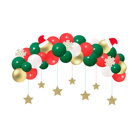 Image KIT DE DÉCORATION BALLON   ASSORTI LATEX (1 UNITÉ) #1