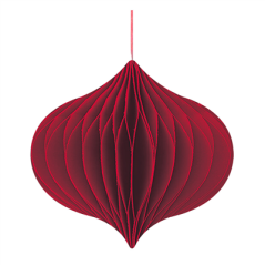 Image DÉCORATION NOËL 120 G/M2 18x20 CM PAPIER (1 UNITÉ) #1