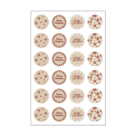 Image 10 FEUILLES (24 U.) ÉTIQUETTES   ASSORTI VINYL (1 UNITÉ) #1