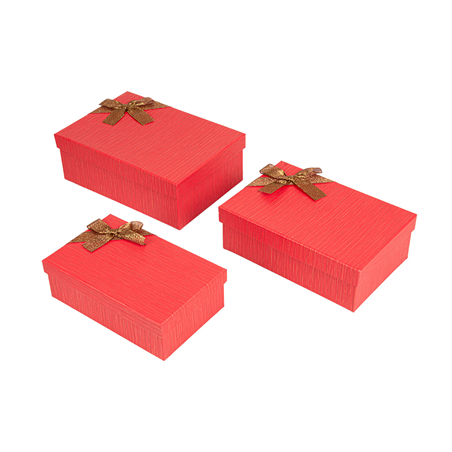 Image 3 U BOÎTES PRÉSENTATION   ROUGE CARTON (1 UNITÉ) #1