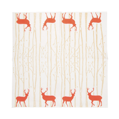 SERVIETTES "DOUBLE POINT" 'CARIBÚ' 18 G/M2 33x33 CM BLANC OUATE (1200 UNITÉ)