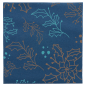 Image SERVIETTES 'HOLLY' 55 G/M2 40x40 CM BLEU AIRLAID (700 UNITÉ) #1