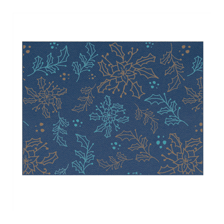 Image SETS DE TABLE 'HOLLY' 55 G/M2 30x40 CM BLEU AIRLAID (800 UNITÉ) #1