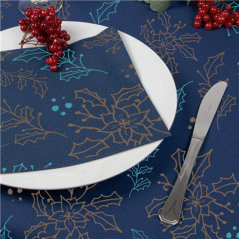 SETS DE TABLE 'HOLLY' 55 G/M2 30x40 CM BLEU AIRLAID (800 UNITÉ)