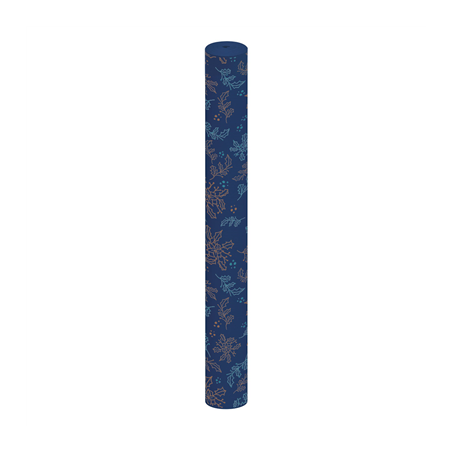 NAPPE 'HOLLY' 55 G/M2 1,20x25 M BLEU AIRLAID (1 UNITÉ)