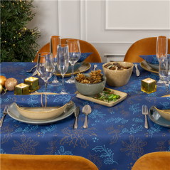Image NAPPE 'HOLLY' 55 G/M2 1,20x25 M BLEU AIRLAID (1 UNITÉ) #3