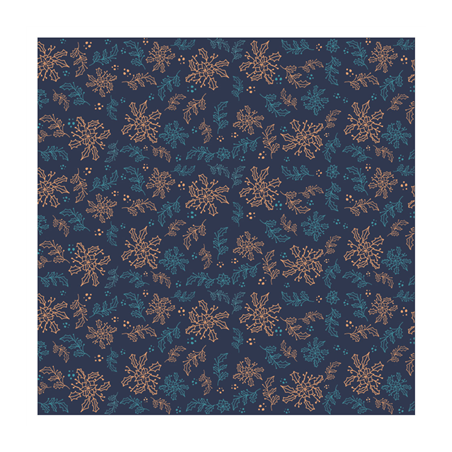 Image NAPPES PLIAGE M 'HOLLY' 55 G/M2 120x120 CM BLEU AIRLAID (200 UNITÉ) #1