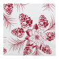 Image SERVIETTES "LIKE LINEN" 'POINSETTIA' 70 G/M2 40x40 CM SPUNLACE (600 UNITÉ) #1