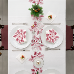 Image NAPPE "LIKE LINEN" 'POINSETTIA' 70 G/M2 1,20x25 M SPUNLACE (1 UNITÉ) #3