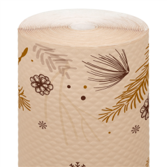 Image NAPPES ECOLOGIQUES "FEEL GREEN" 'WINTER' 48 G/M2 1,2 x 50 M NATUREL PAPIER RECYCLÉ (1 UNITÉ) #1