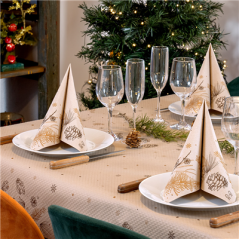 Image NAPPES ECOLOGIQUES "FEEL GREEN" 'WINTER' 48 G/M2 1,2 x 50 M NATUREL PAPIER RECYCLÉ (1 UNITÉ) #3