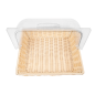 CORBEILLE SIMILAIRE OSIER AVEC COUPOLE 36x33,5x26 CM BEIGE PP (1 UNITÉ) Image CORBEILLE SIMILAIRE OSIER AVEC COUPOLE 36x33,5x26 CM BEIGE PP (1 UNITÉ) #4