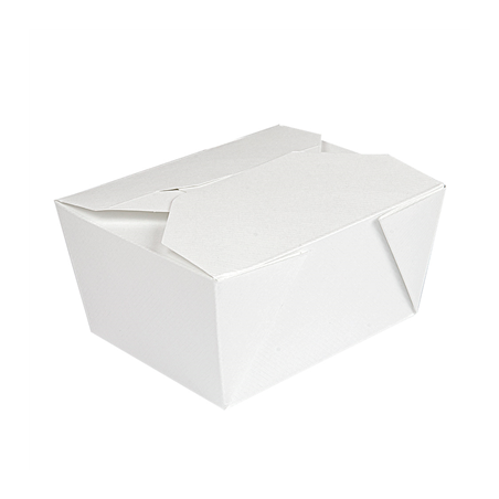 Image BOÎTES AMÉRICAINES 'THEPACK' 780 ML 230 G/M2 11,3x9x6,3 CM BLANC CARTON ONDULÉ MICROCANAL (500 UNITÉ) #1