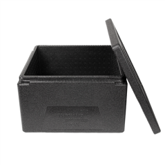 Image BOÎTE ISOTHERME POUR GN 2/3, PIZZA OU GÂTEAUX 27 L 41,5x40x26,5 CM NOIR EPP (1 UNITÉ) #4