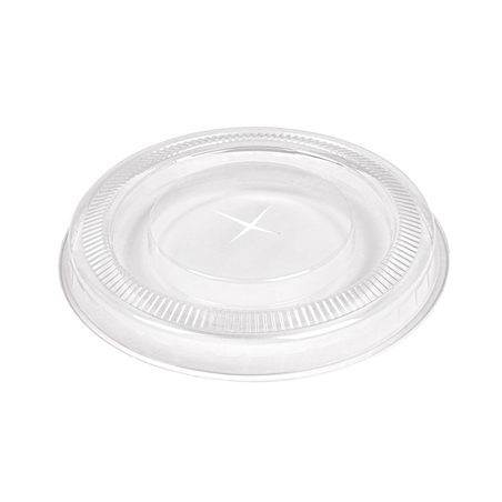 Image COUVERCLES PLATS À CROIX POUR 223.99  Ø 7,8x0,8 CM TRANSPARENT PLA (1250 UNITÉ) #1