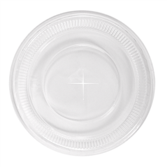 Image COUVERCLES PLATS À CROIX POUR 223.99  Ø 7,8x0,8 CM TRANSPARENT PLA (1250 UNITÉ) #3