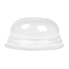 COUVERCLES COUPOLE AVEC ORIFICE POUR 223.99  Ø 7,8x3,9 CM TRANSPARENT PLA (1250 UNITÉ)