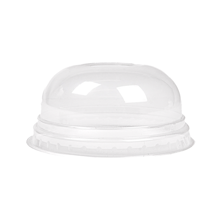 COUVERCLES COUPOLE AVEC ORIFICE POUR 223.99  Ø 7,8x3,9 CM TRANSPARENT PLA (1250 UNITÉ)