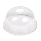 Image COUVERCLES COUPOLE AVEC ORIFICE POUR 224.01  Ø 8,5x4,2 CM TRANSPARENT PLA (800 UNITÉ) #1