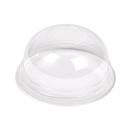Image COUVERCLES COUPOLE SANS ORIFICE POUR 224.01  Ø 8,5x4,2 CM TRANSPARENT PLA (800 UNITÉ) #1
