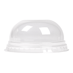 COUVERCLES COUPOLE SANS ORIFICE POUR 224.01  Ø 8,5x4,2 CM TRANSPARENT PLA (800 UNITÉ)