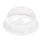 Image COUVERCLES COUPOLE SANS ORIFICE POUR 224.02  Ø 9,5x4,4 CM TRANSPARENT PLA (800 UNITÉ) #1