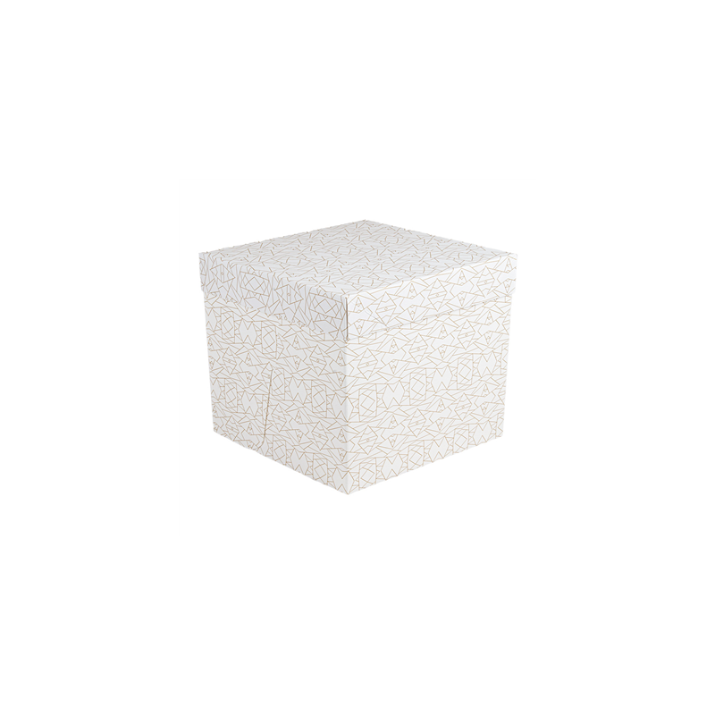 BOÎTES PATISSERIES HAUTES SANS FENÊTRE 'THEPACK DECO' 330 G/M2 35,6x35,6x30,5 CM BLANC CARTON ONDULÉ MICROCANAL (30 UNITÉ) BOÎTES PATISSERIES HAUTES SANS FENÊTRE 'THEPACK DECO' 330 G/M2 35,6x35,6x30,5 CM BLANC CARTON ONDULÉ MICROCANAL (30 UNITÉ)
