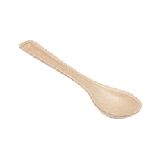 MINI CUILLÈRES 'BIONIC'  10 CM NATUREL BAGASSE (1000 UNITÉ)