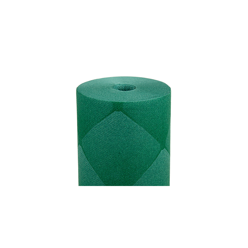 "TÊTE-À-TÊTE" PRÉ. 120CM (20 FEU.) 'RHOMBUS' 55 G/M2 0,40x24 M VERT JAGUAR AIRLAID (6 UNITÉ)