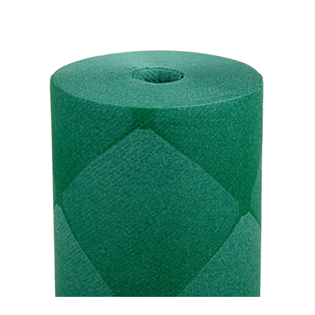 Image "TÊTE-À-TÊTE" PRÉ. 120CM (20 FEU.) 'RHOMBUS' 55 G/M2 0,40x24 M VERT JAGUAR AIRLAID (6 UNITÉ) #1