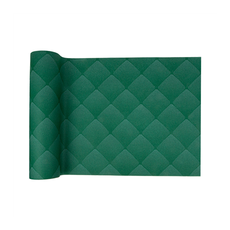 "TÊTE-À-TÊTE" PRÉ. 120CM (20 FEU.) 'RHOMBUS' 55 G/M2 0,40x24 M VERT JAGUAR AIRLAID (6 UNITÉ)