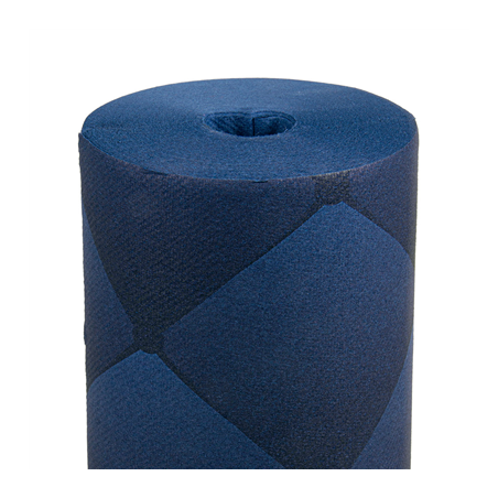 Image "TÊTE-À-TÊTE" PRÉ. 120CM (20 FEU.) 'RHOMBUS' 55 G/M2 0,40x24 M BLEU MARINE AIRLAID (6 UNITÉ) #1