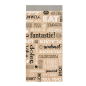 Image SACHETS INGRAISSABLES POUR SANDWICHES 'PAROLE' 40+20 G/M2 12+4x26 CM MARRON KRAFT + ALUMINIUM (500 UNITÉ) #1