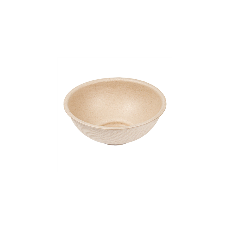 RÉCIPIENTS RONDS 'BIONIC'  Ø 7,5x3 CM NATUREL BAGASSE (1000 UNITÉ)