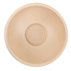 Image RÉCIPIENTS RONDS 'BIONIC'  Ø 7,5x3 CM NATUREL BAGASSE (1000 UNITÉ) #3
