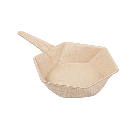 Image RÉCIPIENTS HEXAGONALES 'BIONIC'  5,5x1,5 CM NATUREL BAGASSE (1000 UNITÉ) #1